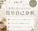 準備不要！質問に答えるだけのチャット自己分析します 最短当日お届け！LINE感覚で答えるだけの簡単５問自己分析 イメージ1