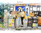 手描き作品発送！世界でたった一つの似顔絵描きます 結婚式のウェルカムボードや誕生日・還暦・記念日のお祝いに♪ イメージ9