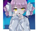SNS用にオリジナルイラスト描きます キャラクターの顔をメインにしたイラストです イメージ3