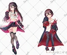 立ち絵、一枚絵、サムネ等イラスト全般制作します 商用利用◎グッズ、sns等VTuberや活動者さんに⭐︎ イメージ3