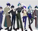 全身立ち絵描きます キャラデザから完成まで丁寧に聞き取りながら描かせて頂きます！ イメージ1
