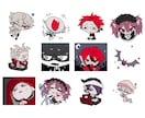 ミニキャライラスト描きます ★キャラデザ込みOK/カッコ可愛い個性派SD イメージ3