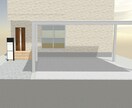 外構工事の平面図＆パース作成します シンプルな外構工事の平面図とパースを作成 イメージ5