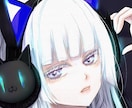 アイコン描きます オリジナルイラストで肩から上顔アップ用 イメージ2