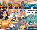あなたの愛する沼の話全力で聴きます 【オタ活・布教】あなたの話、全部楽しんで聞きます！ イメージ1