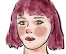 あなたの似顔絵ニュアンスで描きます ヘンテコな世界観であなたを表現します イメージ7