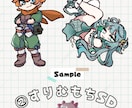 商用利用込2000円～★配信用ミニキャラ制作します 2000円から依頼OK(※追加オプションあり)男女キャラ対応 イメージ3