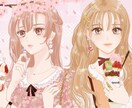 可愛い女の子のイラスト制作いたします 心が明るくなるような可愛い女の子のイラスト制作承ります！ イメージ2