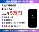 TikTok運用代行します 実績あるチームで対応！本業もご支援します（法人・個人向） イメージ1