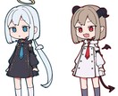 グッズやアイコンに！かわいいSDイラスト描きます カラフルでポップなデフォルメイラストをご提供いたします！ イメージ1