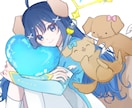 サムネなどのイラスト全般描きます 【配信者の方や歌い手の方におすすめです】各種SNSに使用可能 イメージ1