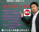 勝っている人を見返せます 手法探しをやめませんか？㊙カンタムインジケーター無料 イメージ1