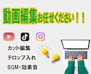 ショート動画編集します ショート動画の編集お任せください！ イメージ1