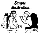 おしゃれでシンプルなイラスト作成します 個人、法人問わずご希望のイラスト作成します！ イメージ1