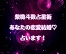 高い的中率、紫微斗数占星術で恋愛結婚を占います ♡恋愛や結婚に対してのアドバイスいたします♡お試しください！ イメージ7