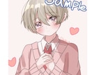女の子のイラストを心を込めて描かせていただきます 5月まで簡単な小物二つおまけします！ イメージ3