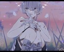 かわいいキラキラな女の子描きます 記念イラスト、1枚絵など用途に合わせて描きます イメージ4