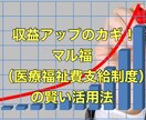 収益アップのカギ！賢いマル福の活用法を教えます ★訪問鍼灸マッサージの医療福祉費支給制度完全ガイド イメージ1