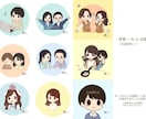淡いデフォルメ調のアイコン描きます シンプルでやわらかい雰囲気のイラストです❁⃘*.ﾟ イメージ8
