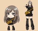 ミニキャラ、SNSアイコン作成します 似顔絵、デフォルメ、ミニキャラ、ちびキャラなど イメージ2