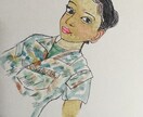 イベントで似顔絵描いてます 現場では３分以内の早描き実写版イラストバージョンがあります イメージ1