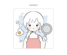 シンプルでかわいいイラスト描きます SNS・ブログのアイコン♪ 似顔絵のプレゼントにも！ イメージ5
