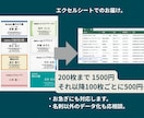 名刺の山をデータ化します 画像から項目抽出してエクセルに。もう名刺探しの時間はゼロ。 イメージ3