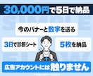 Meta広告のバナーを診断して作り直します 広告の数字から弱い所を見つけて5枚作り直す イメージ5