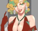 TRPGの立ち絵イラスト描きます 西洋風のキャラデザや人外キャラ、巻き髪などお任せください！ イメージ2