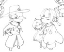 水彩画風テイストでイラスト制作します 可愛らしいデザインで用途に合わせて何でも制作します！ イメージ5