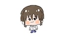 SNS用アイコン作ります ゆるくて可愛いアイコンイラスト イメージ4