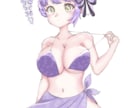 背景やサムネにピッタリの1枚絵を描きます 目で魅了する特徴のあるイラストを描きます！ イメージ2