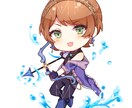 可愛い！目を引く！デフォルメイラストお描きします 万人受けしやすい可愛いミニキャラならお任せ下さい イメージ7