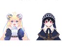 Live2D用イラスト制作からモデリング迄致します 商用可！キラキラした瞳がポイント☆Vtuberデビューに！ イメージ6
