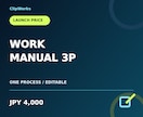 新人向け業務マニュアルを3ページまで作ります 1業務3ページまで・編集可能データで納品 イメージ1