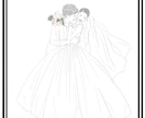 繊細なタッチのA3ウェルカムボード描きます ふんわり色塗り無料です^^前撮り写真無しでもok⭐︎ イメージ9