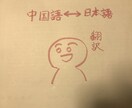 中国語から日本語、日本語から中国語の翻訳をします 日常だけでなく、ビジネスや勉強もお助けします！基本1字1円 イメージ3