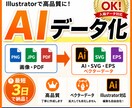 画像PDFをIllustratorでデータ化します ロゴ・画像をIllustratorでAIデータ化します イメージ1