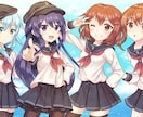 Vtuber Live2Dモデル作ります イラスト作成〜モデリングまでお任せください！ イメージ3