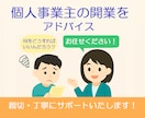 個人事業主の開業（起業）をアドバイスいたします 開業届・青色申告・インボイスを初心者向けに解説 イメージ1