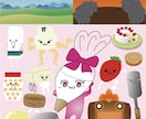 おいしいイラストやロゴ！背景を描きます ※食べ物全く関係なしでも承ってます！(*ˊᵕˋ* ) イメージ7