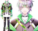 顔の強いVtuberを修正無制限でお作りします 超割引！キャラデザ＋Live2D イメージ9