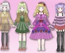 あなただけの可愛いイラスト描きます 少女漫画のような大きな目の女の子が得意です★ イメージ8