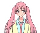 女の子のイラスト承ります あなた用のイラストをかきます。 イメージ3