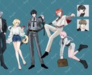 立ち絵制作致します TRPGや動画に！バストアップ〜全身まで承ります！ イメージ1