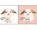 ペットのうさぎさんなど小動物描きます 【SNSのアイコン・壁紙・挿絵/お部屋のインテリアに】 イメージ2