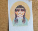 やさしい笑顔のふんわり似顔絵描きます 見るだけで癒される♡色鉛筆とパステルで描くほっこり似顔絵 イメージ9