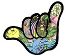 ハワイアン&トロピカルなデザイン描きます 南国気分溢れるあなただけのデザインを制作します‼︎ イメージ1