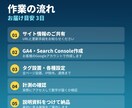 GA4とサーチコンソールを設定します 数字が届く状態にして、最初に見る画面までご案内します イメージ3
