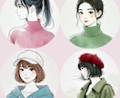 5名様限定　特別価格でおしゃれ線画アイコン描きます ★商用利用OK★カラーオプション無料★〜5日のスピード納品 イメージ2